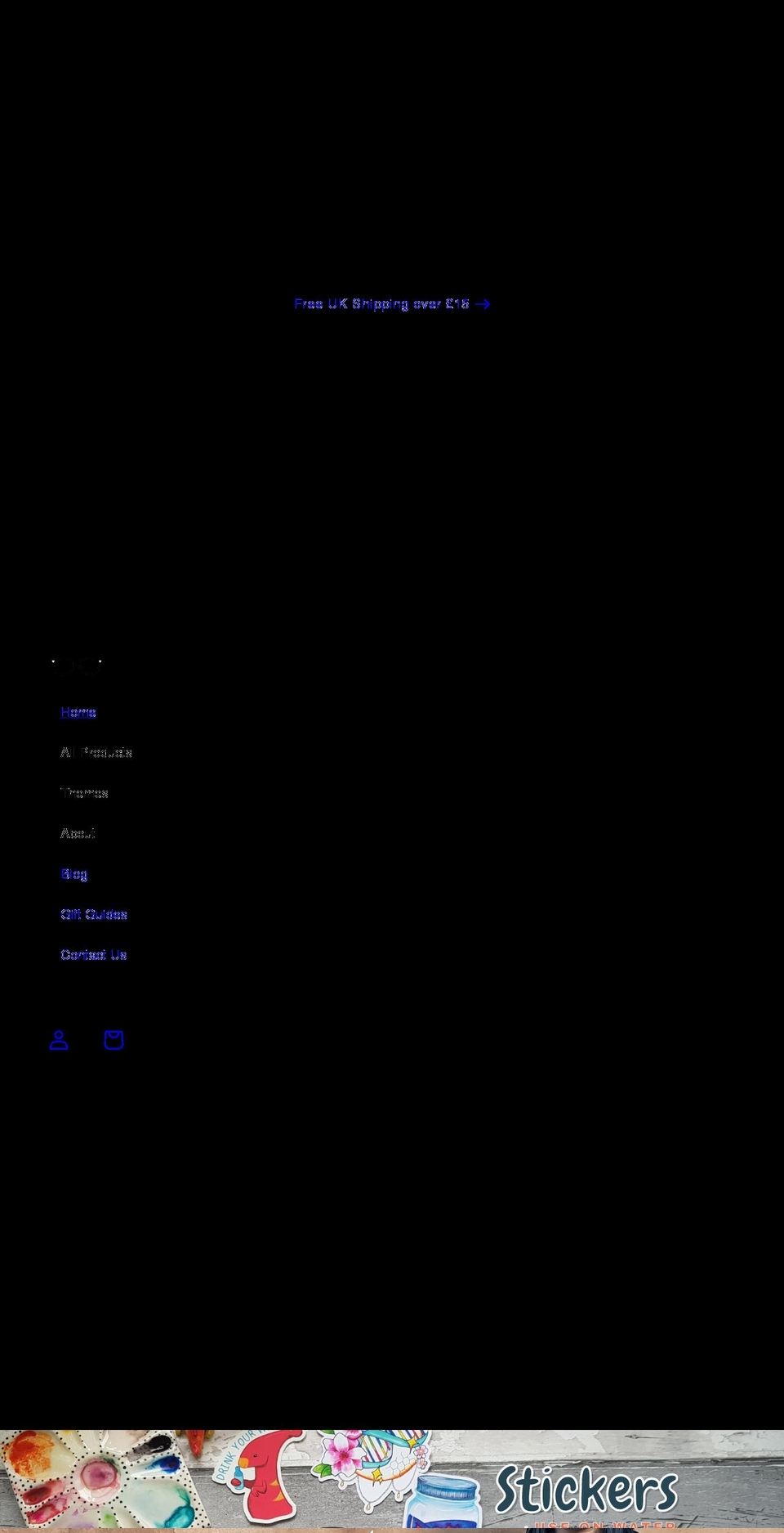 minigeekboutique.com shopify website screenshot