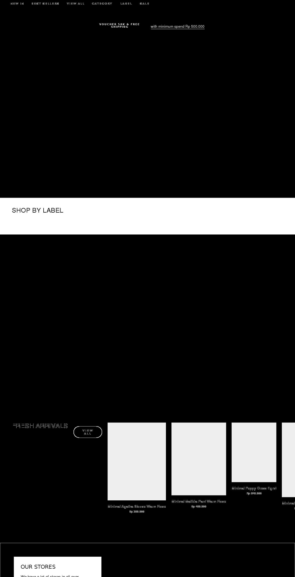 minimal.id shopify website screenshot