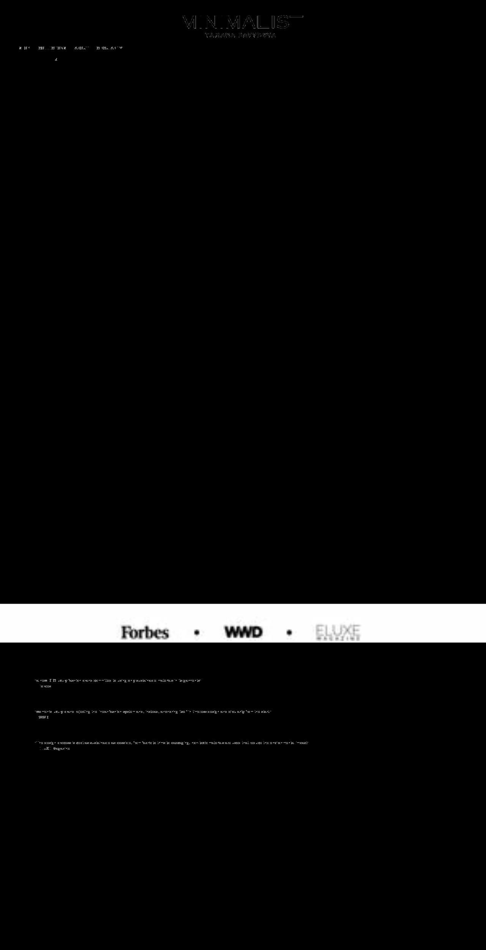 minimalist.nyc shopify website screenshot