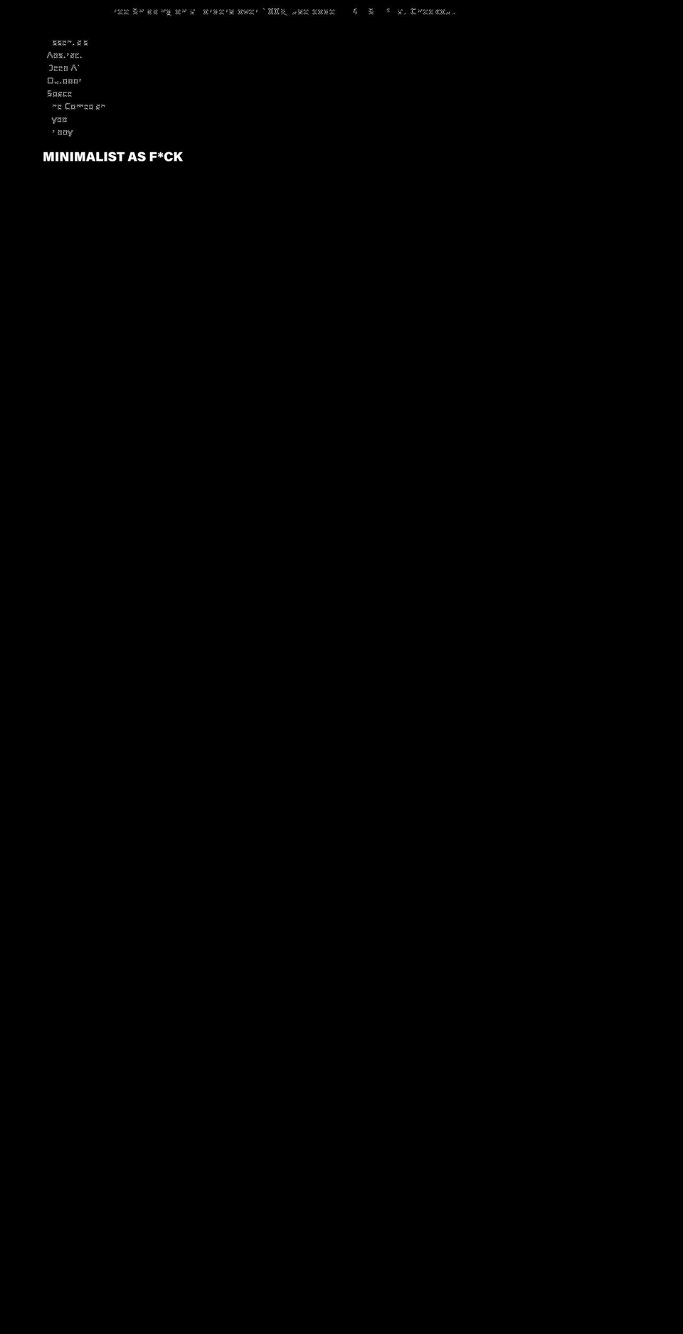 minimalistaf.com — Shopify storefront screenshot