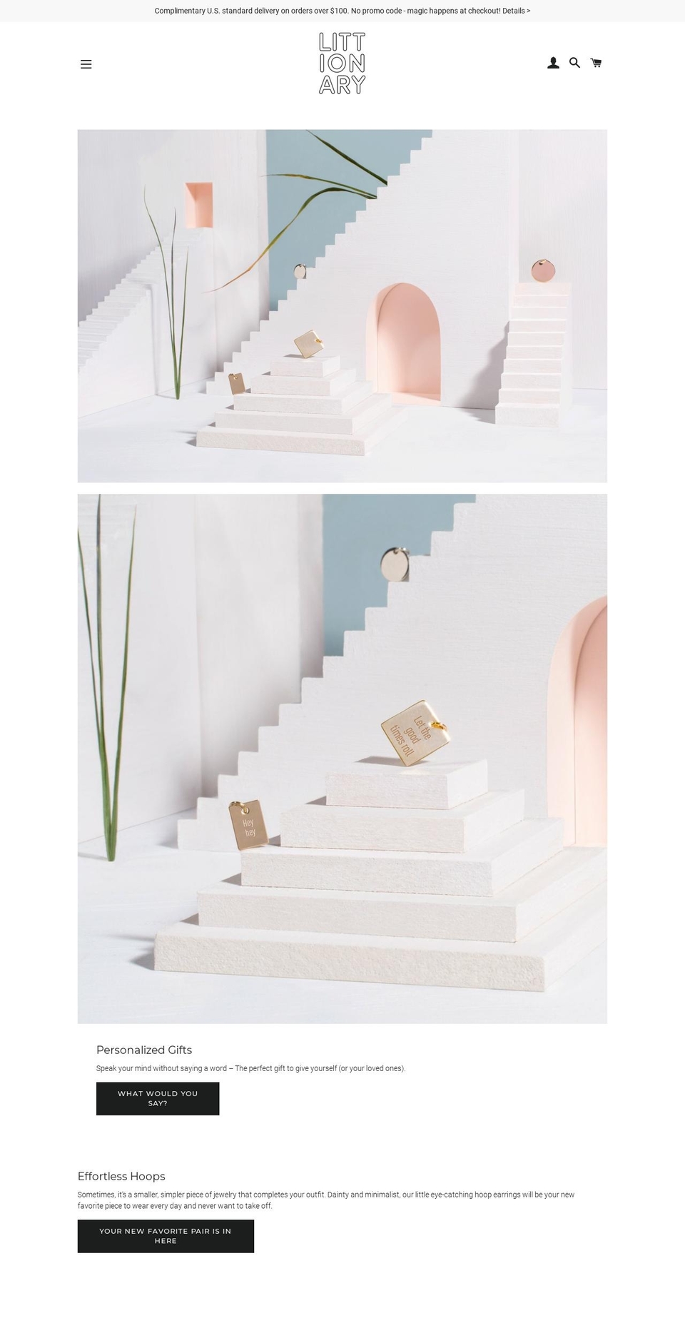 minimalistjewelry.com — Shopify storefront screenshot