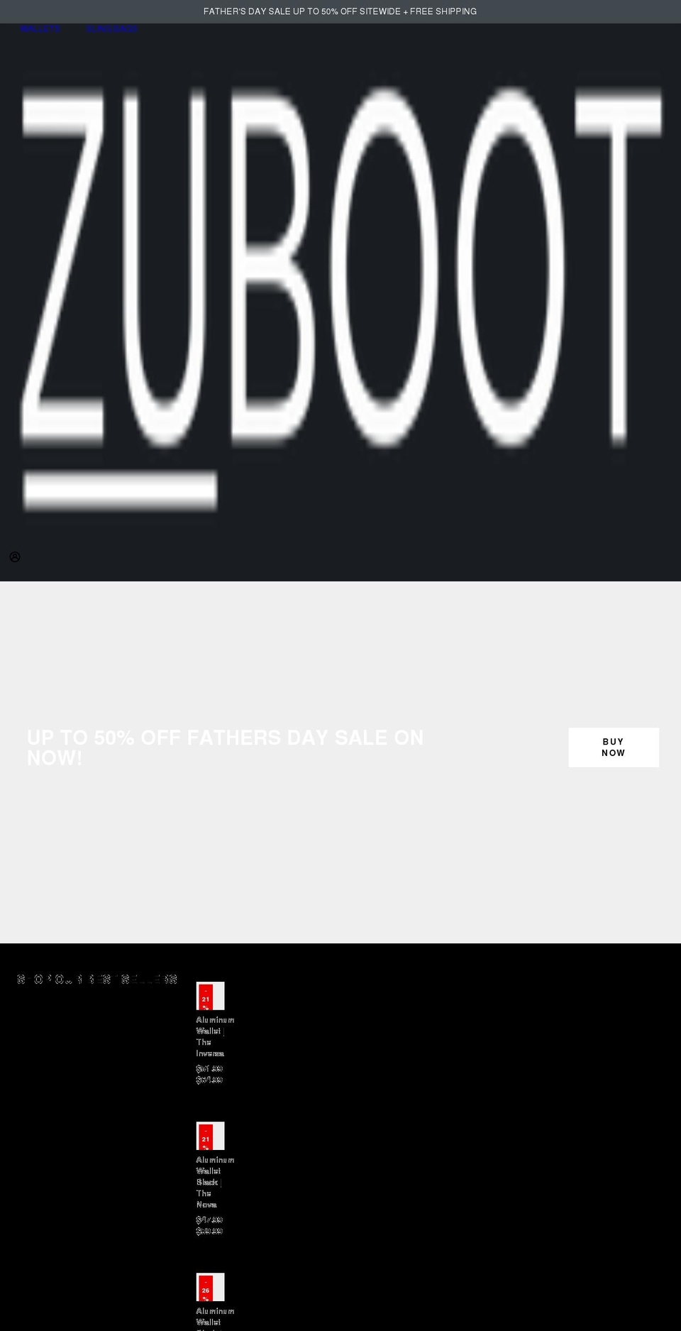 minimalistwalletsonline.com — Shopify storefront screenshot