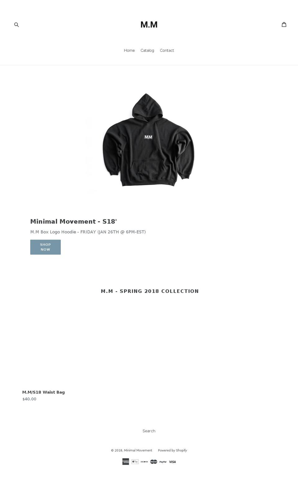 minimalmovement.shop shopify website screenshot