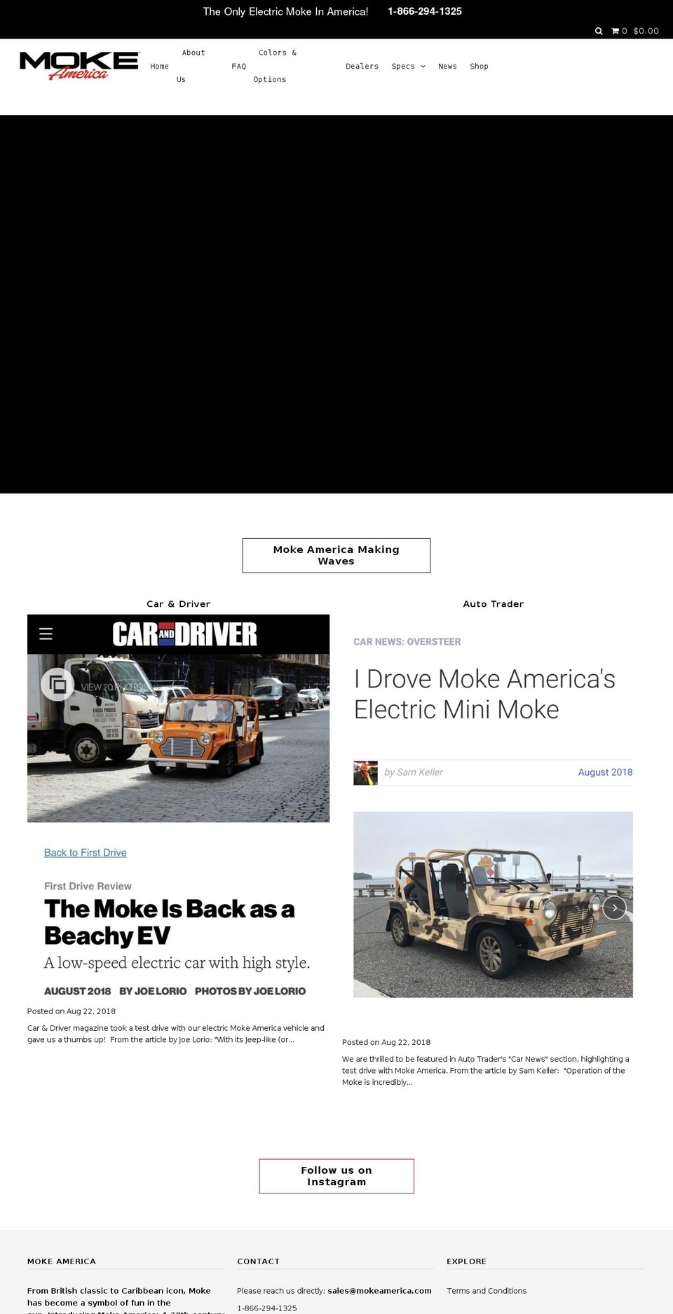 minimoke.eu shopify website screenshot