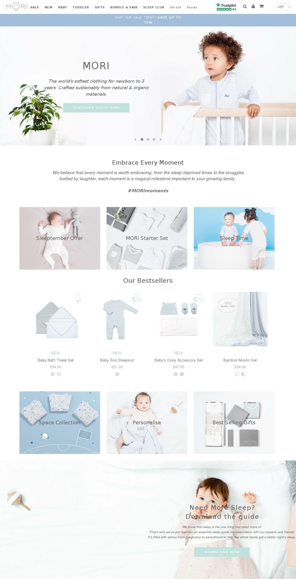 minimori.com — Shopify storefront screenshot