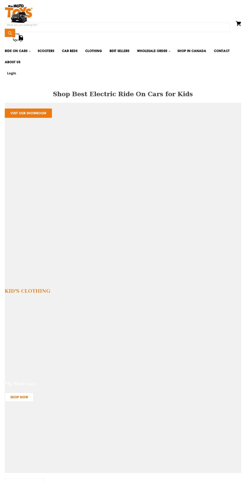 minimototoys.com shopify website screenshot