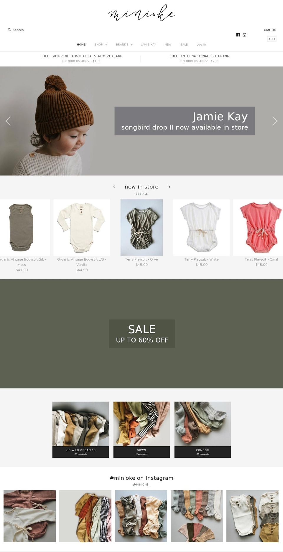 minioke.com — Shopify storefront screenshot
