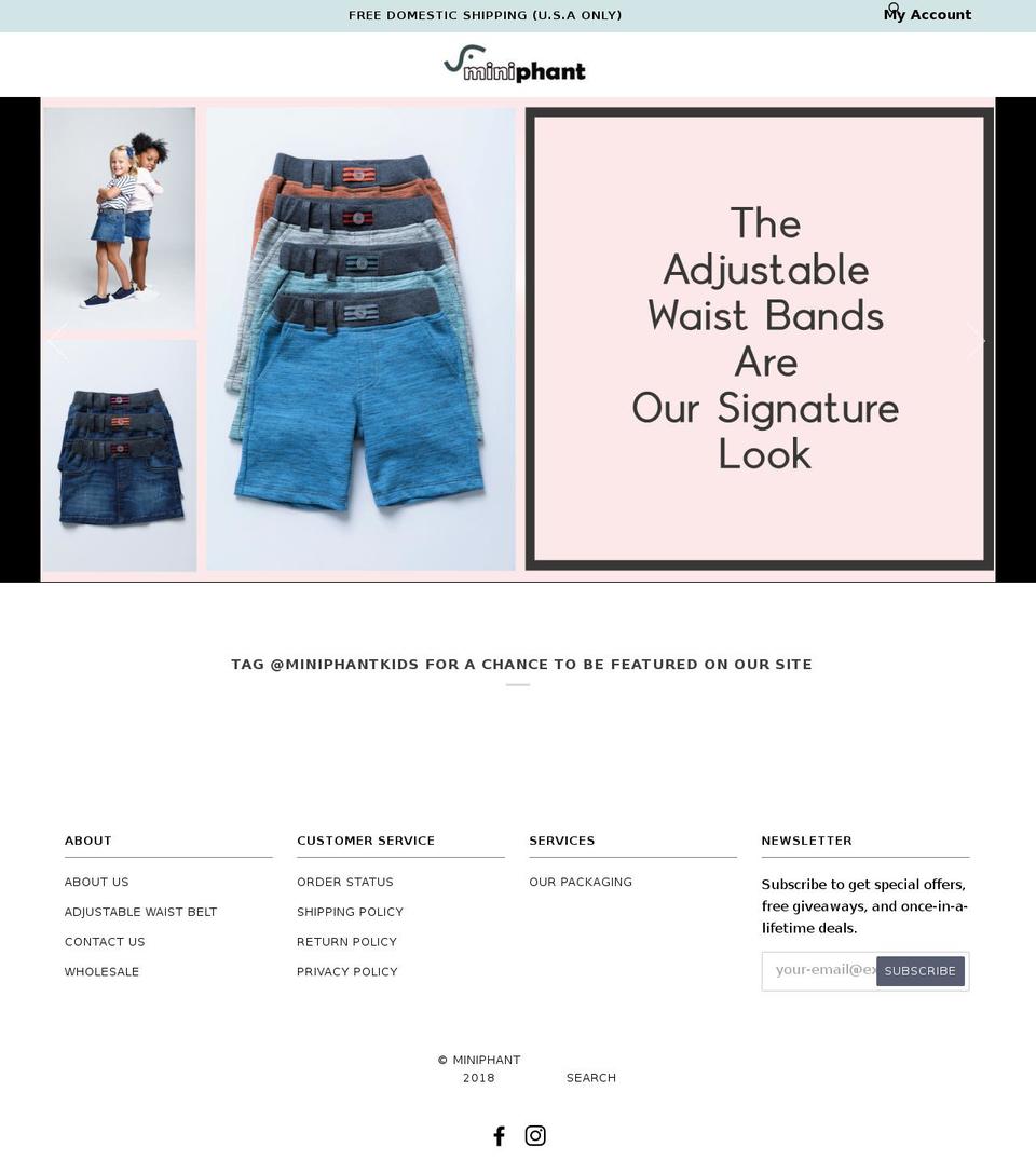 miniphant.com — Shopify store on .com