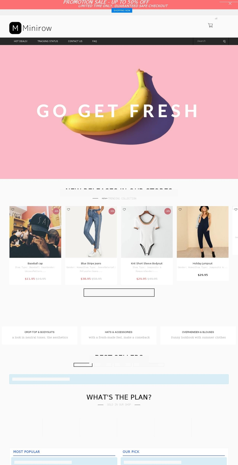 fastest-fashion-ellyana-v1-2-1 Shopify theme site example minirow.com