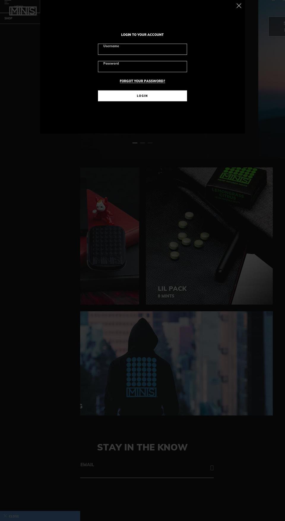 minisglobal.com shopify website screenshot