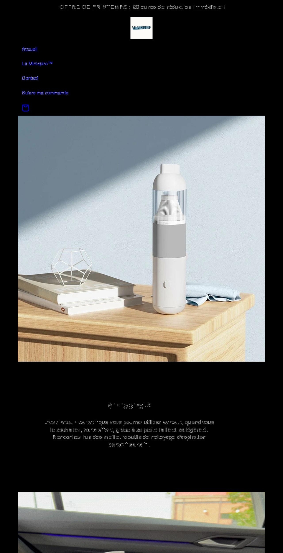 minispire.com shopify website screenshot