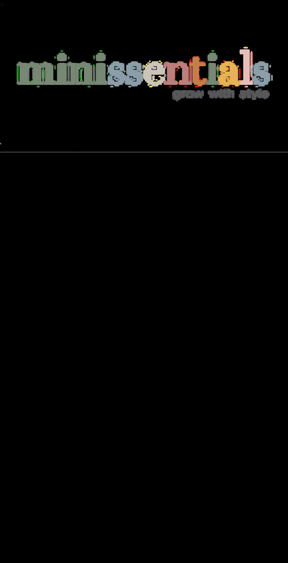 minissentials.ca shopify website screenshot