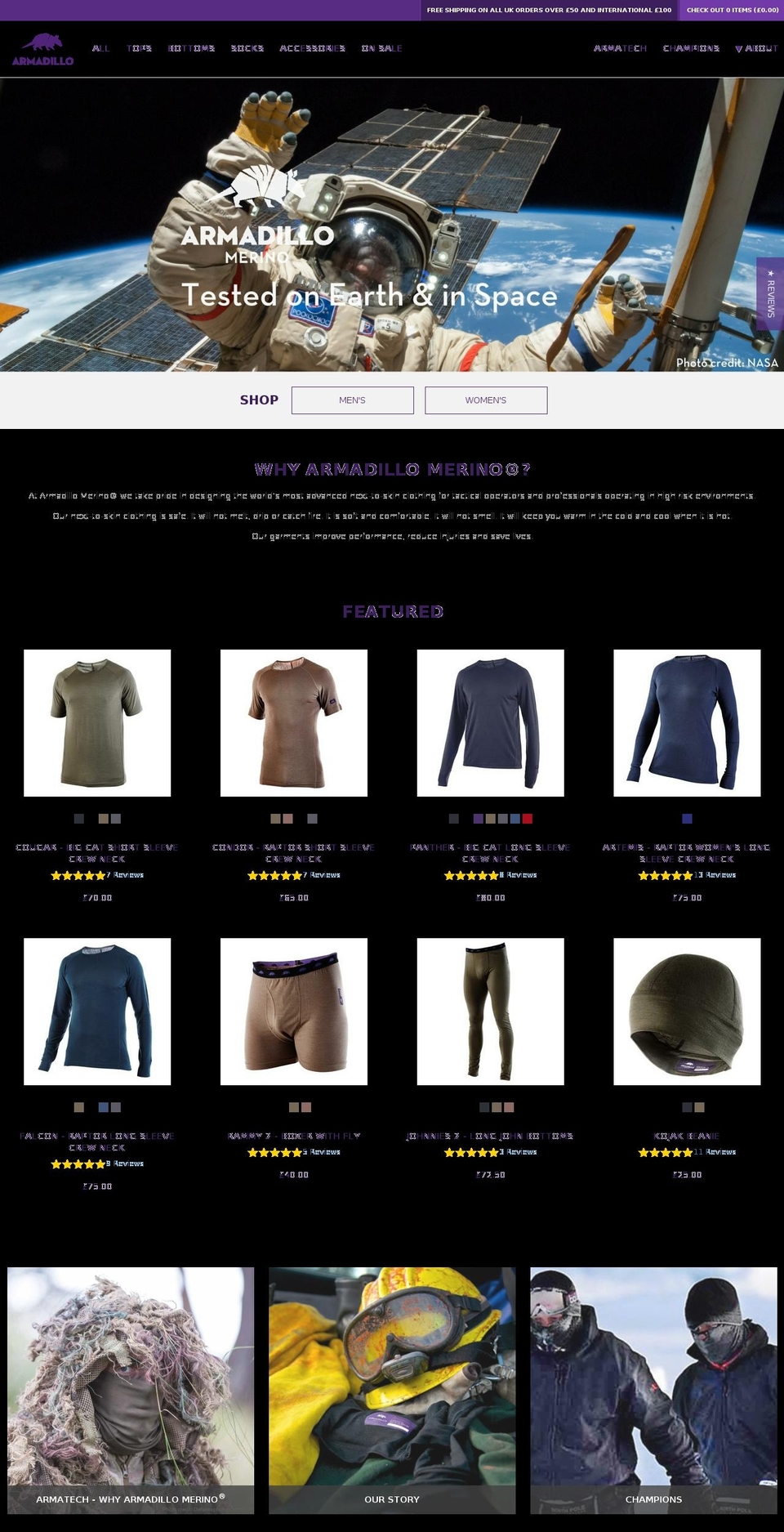 ministryofwool.com shopify website screenshot