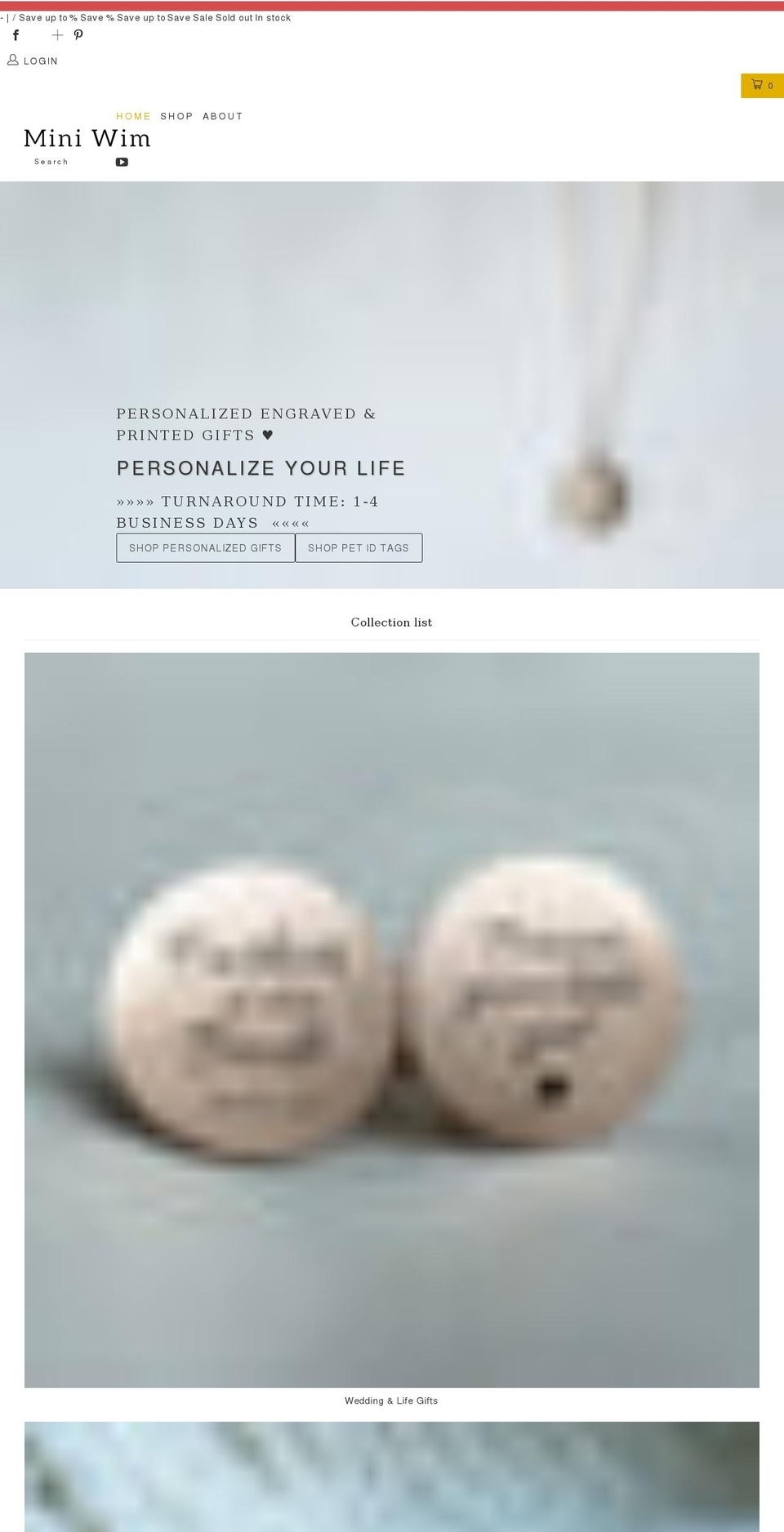 miniwimco.com shopify website screenshot