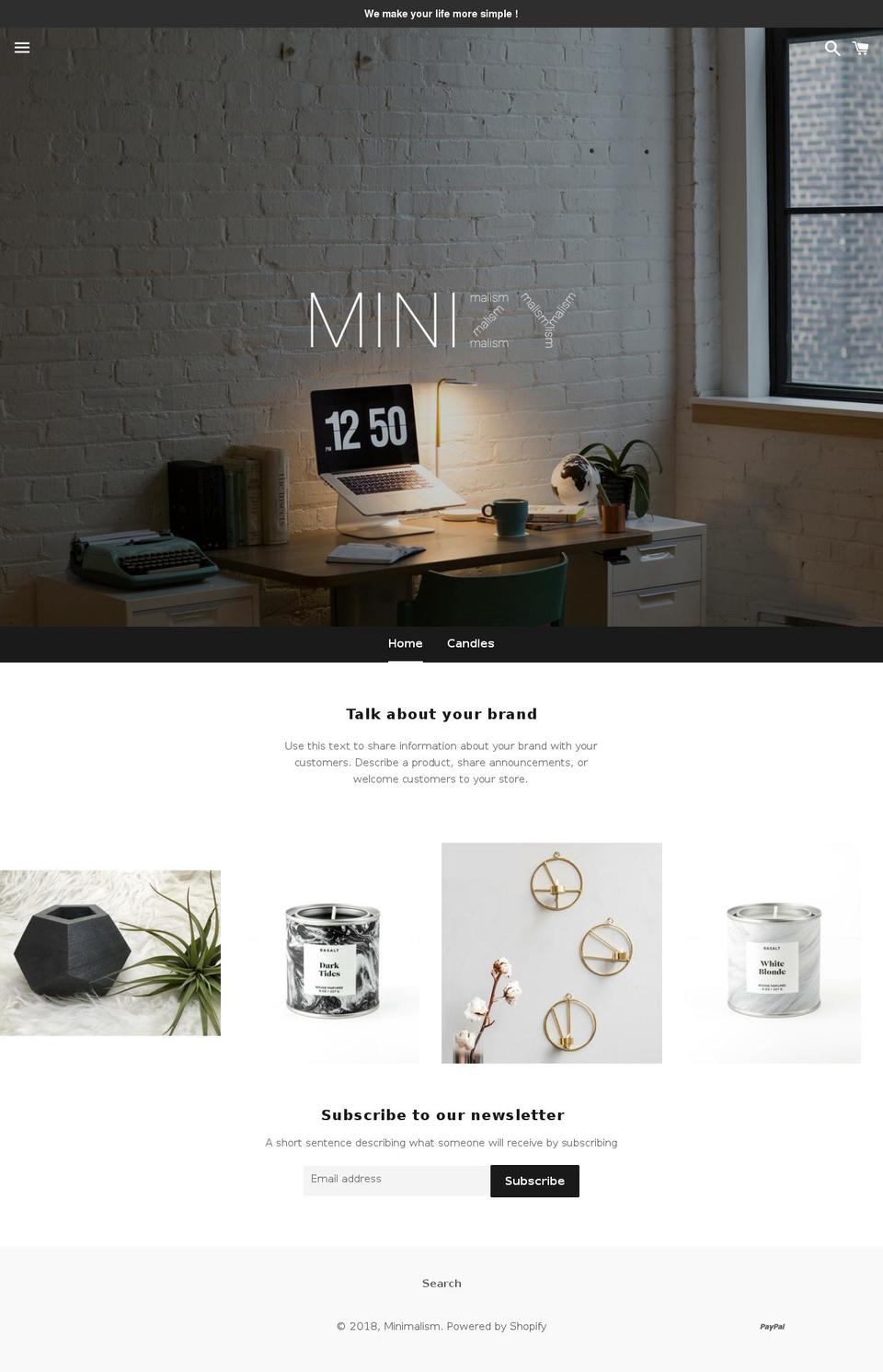 minizy.com — Shopify storefront screenshot