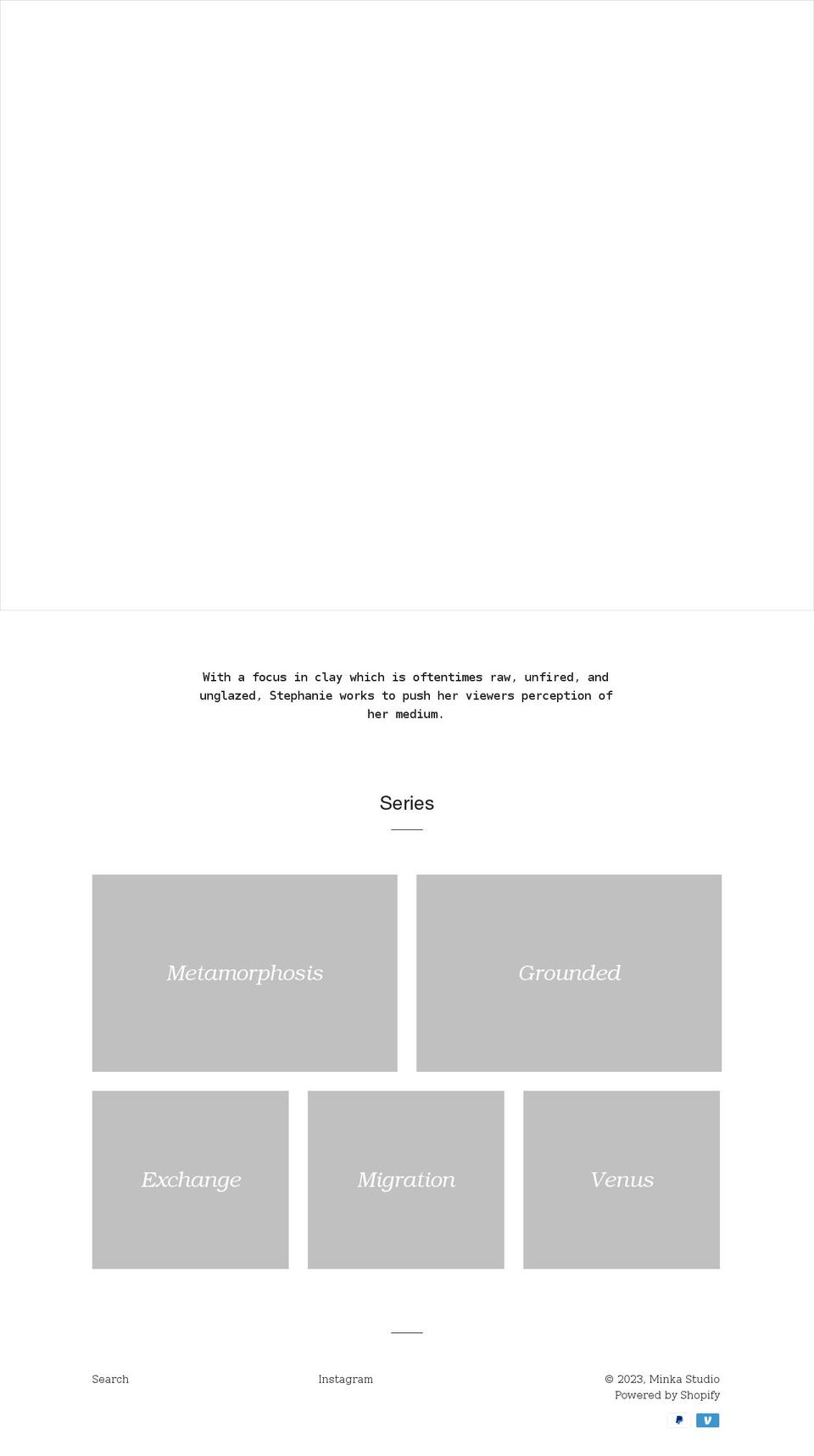 minka-studio.com shopify website screenshot