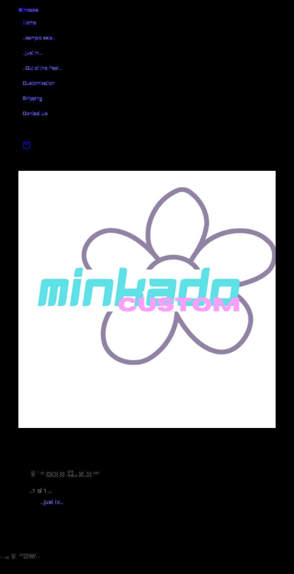 minkado.shop shopify website screenshot