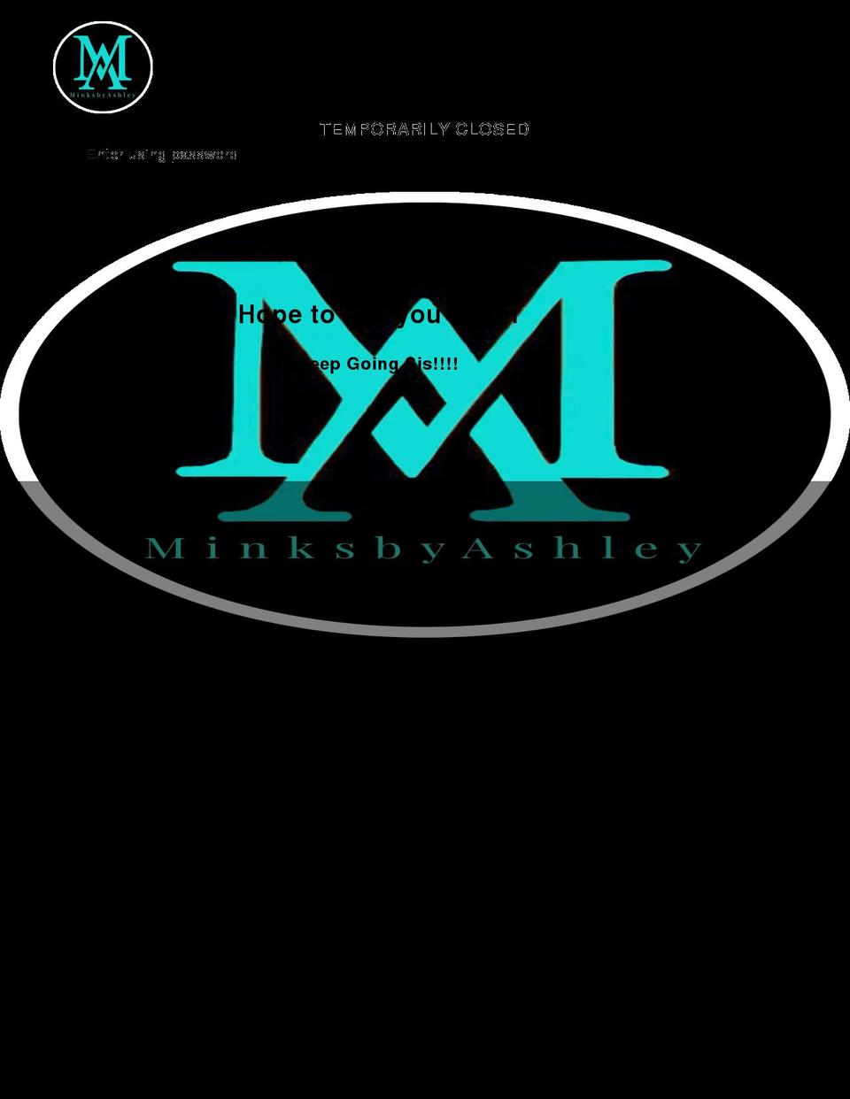 minksbyashley.com shopify website screenshot
