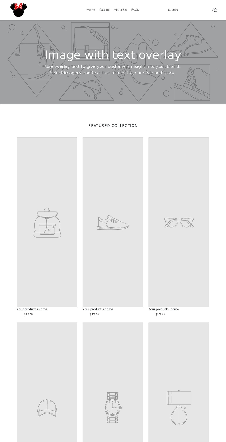 minniestore.com — Shopify storefront screenshot