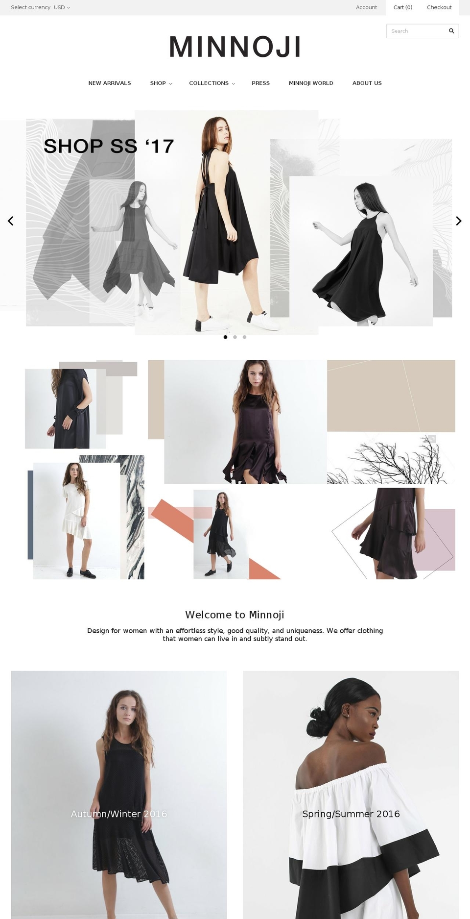 minnoji.com shopify website screenshot