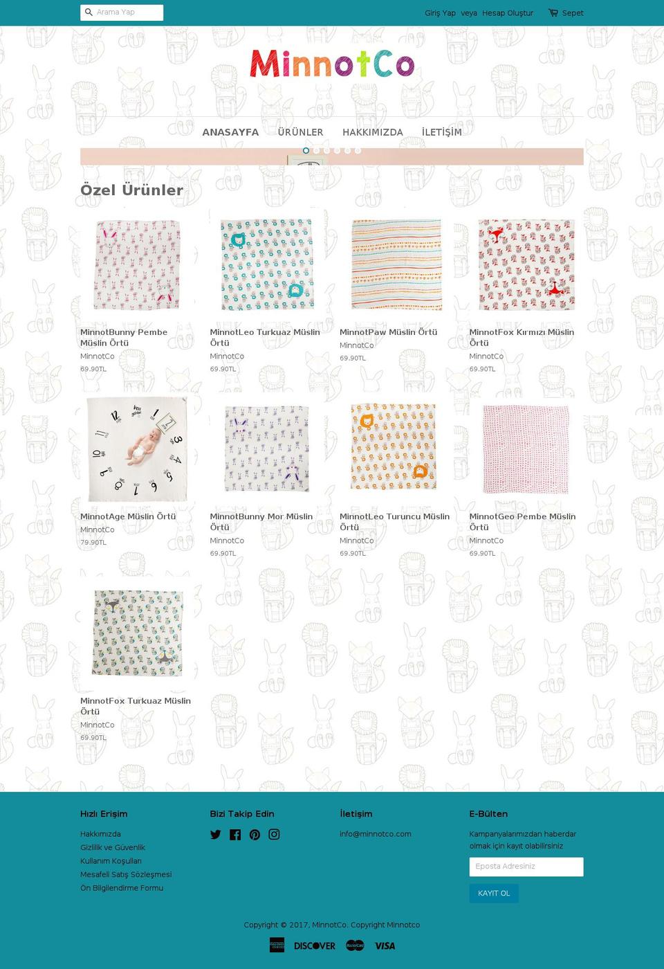 minnotco.com shopify website screenshot