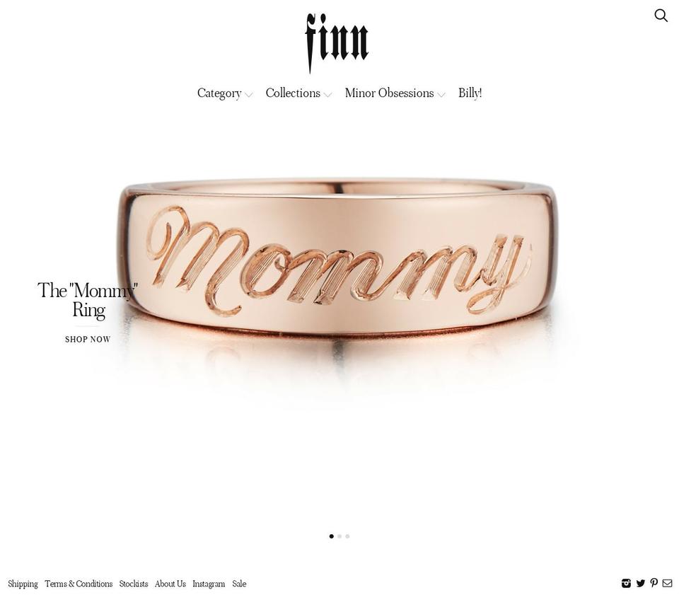 minorobsessions.com shopify website screenshot