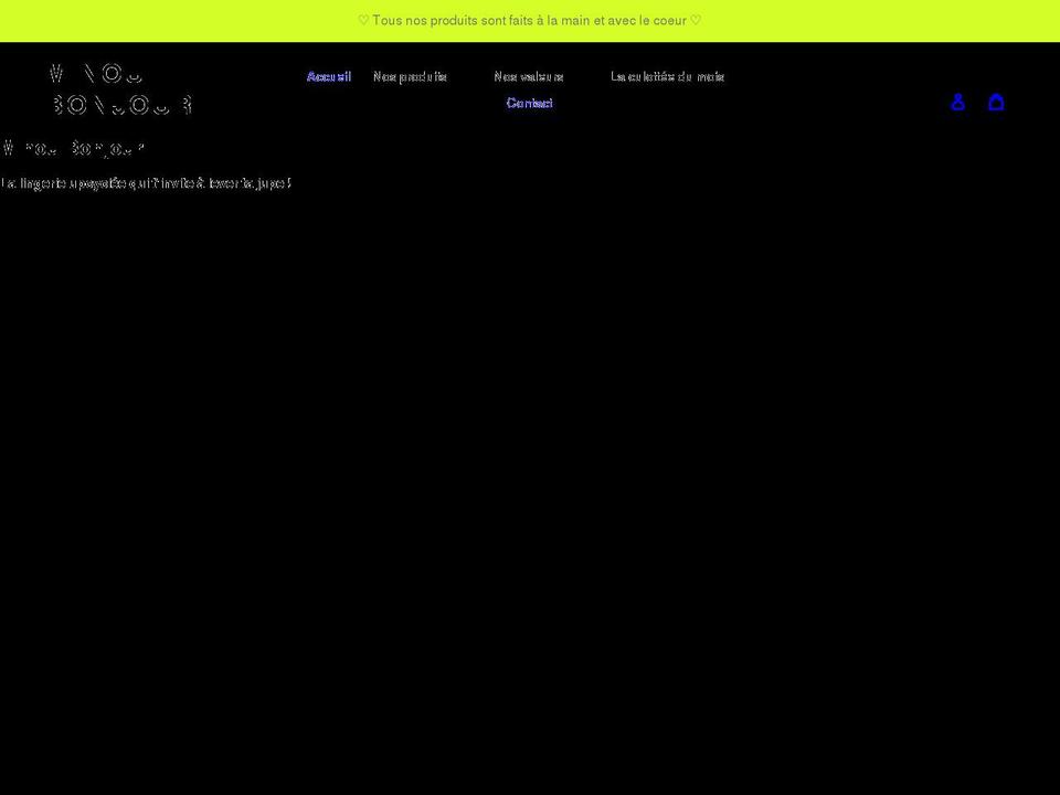 minoubonjour.com shopify website screenshot