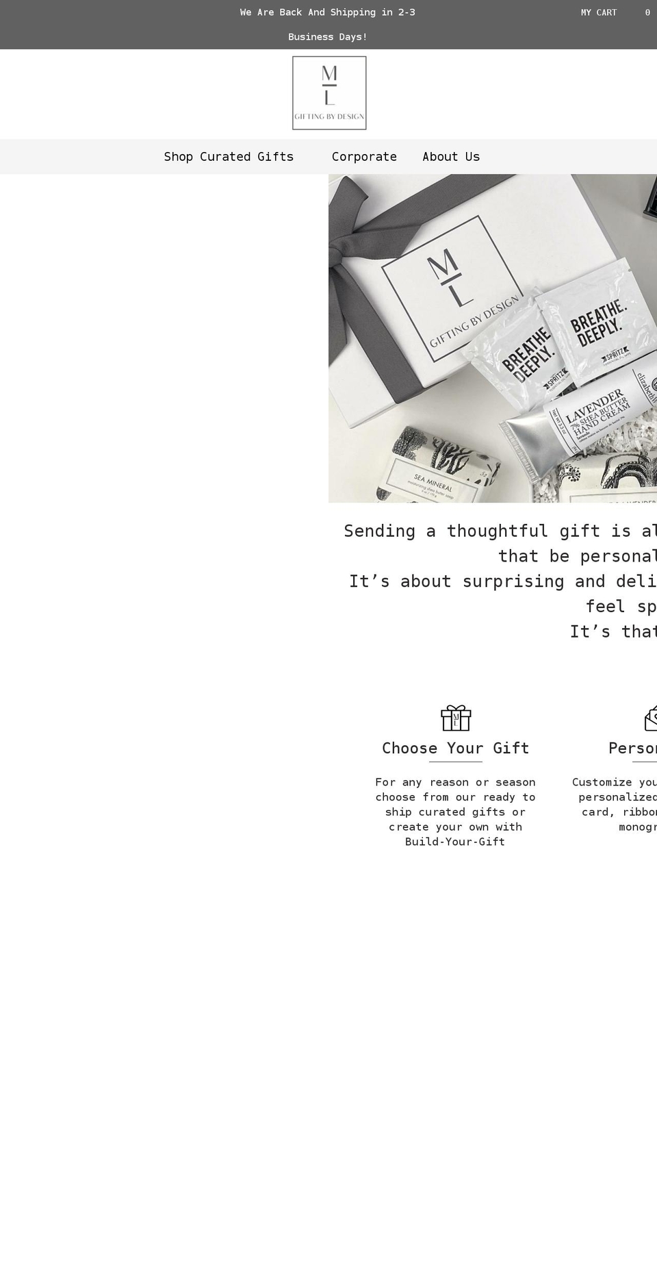 mint-lavender.com — Shopify storefront screenshot
