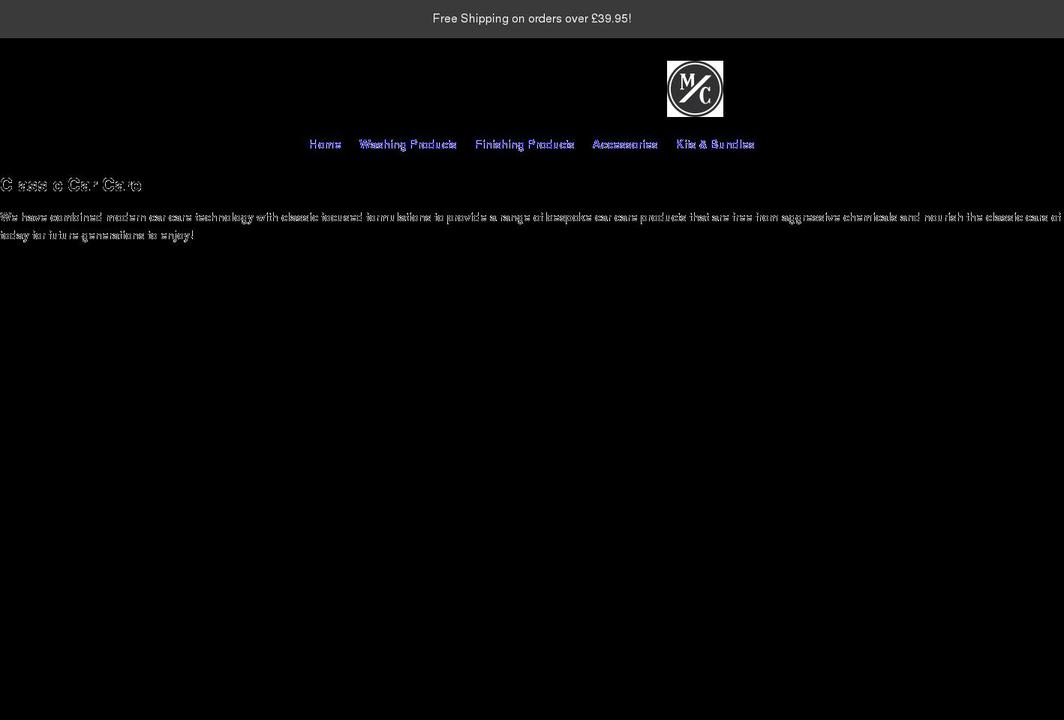 mintclassic.co.uk shopify website screenshot