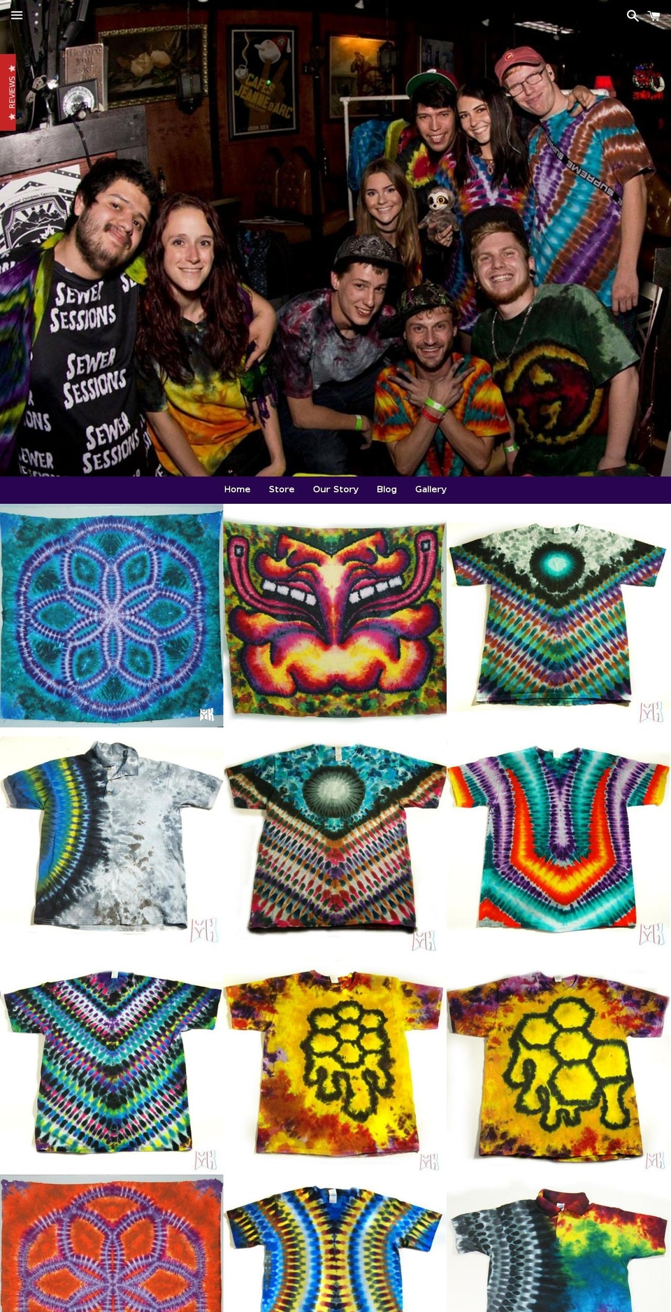 mintkonditiontiedye.us shopify website screenshot