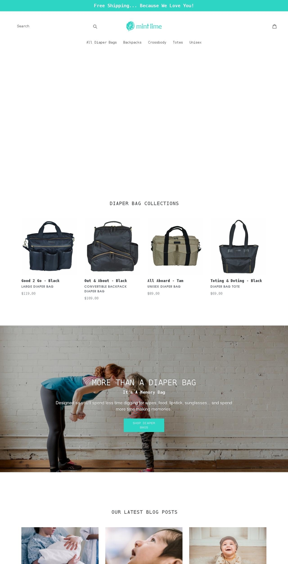 mintlime.com shopify website screenshot