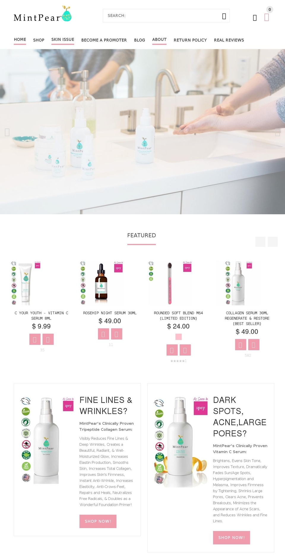 Yourstore-V2-0-1 Product Page Revamp Shopify theme site example mintpearbeauty.com