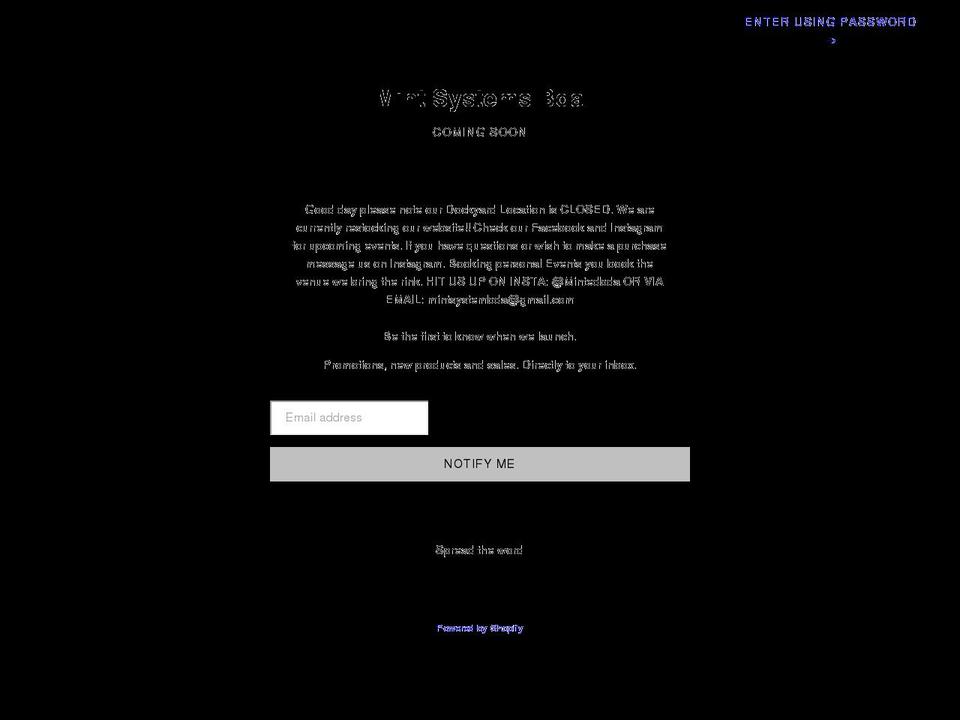 mintsystemsbda.com shopify website screenshot