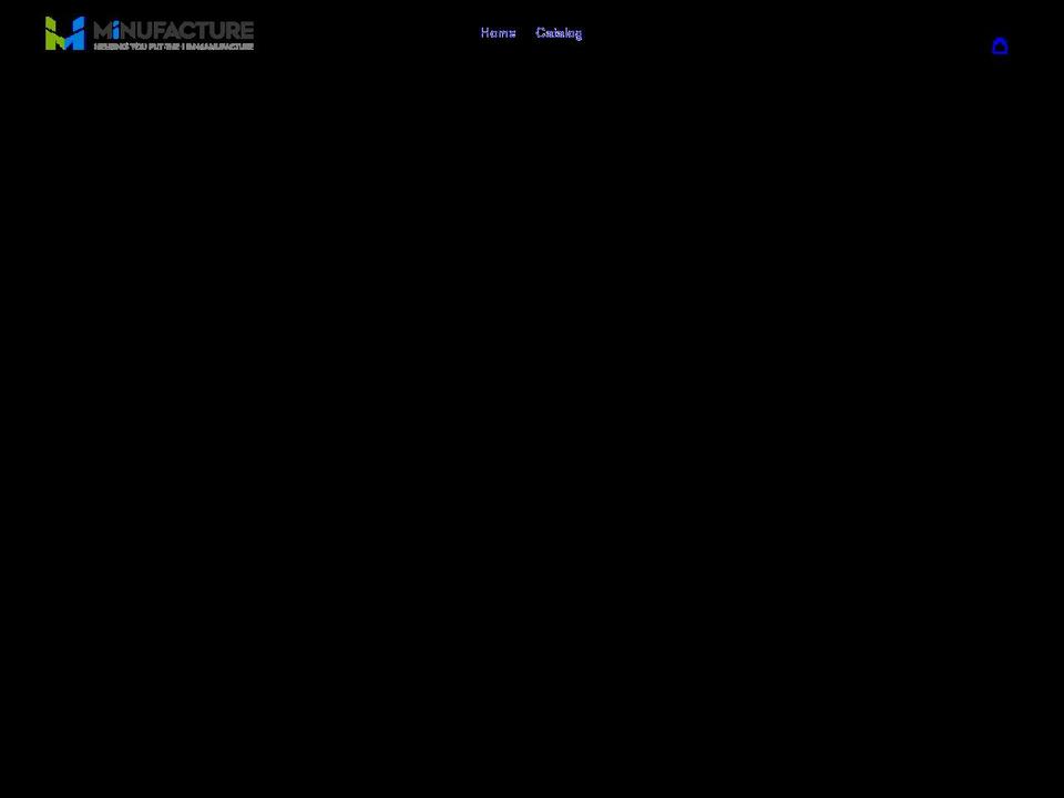 minufacture.com shopify website screenshot