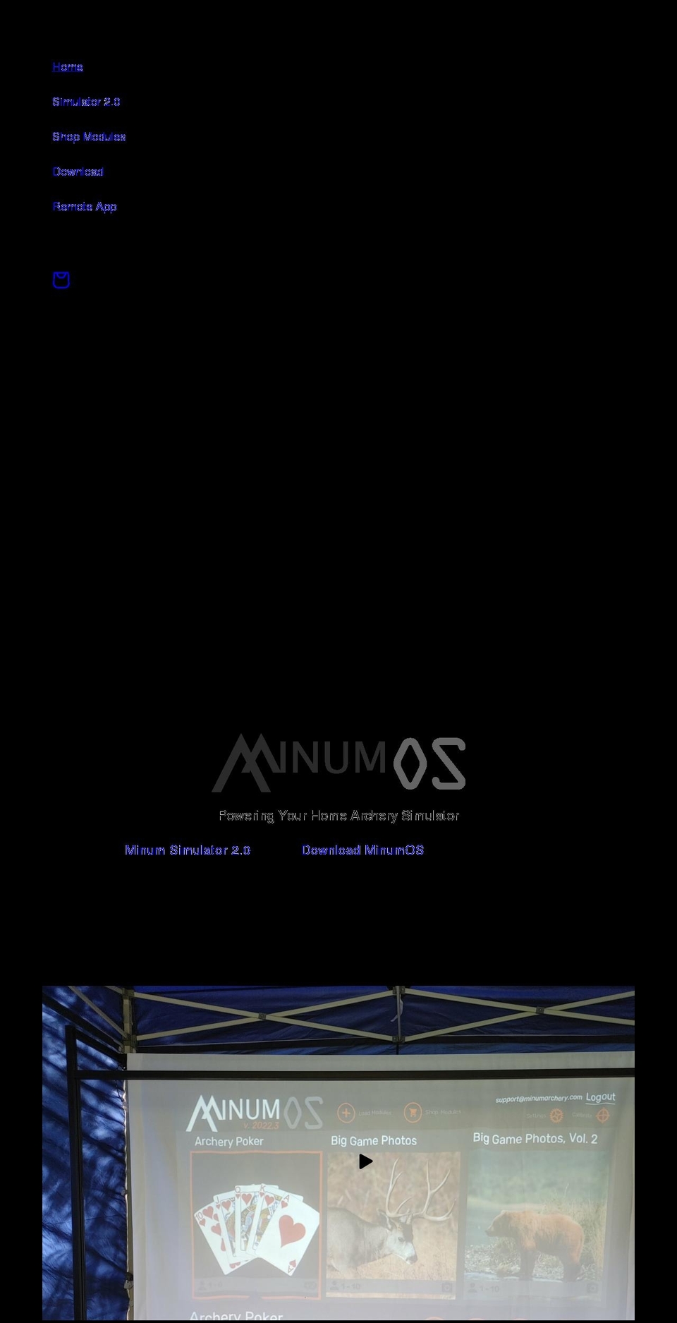 minumarchery.com shopify website screenshot
