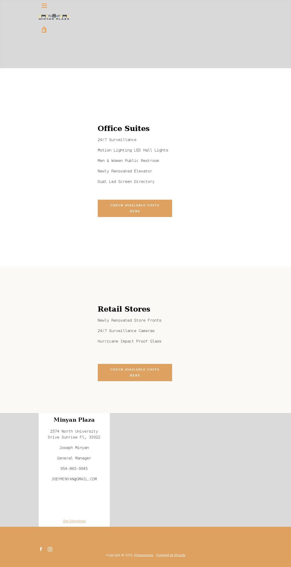 minyanplaza.com shopify website screenshot