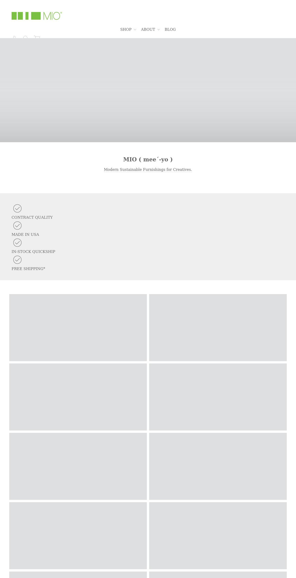 mioculture.com shopify website screenshot