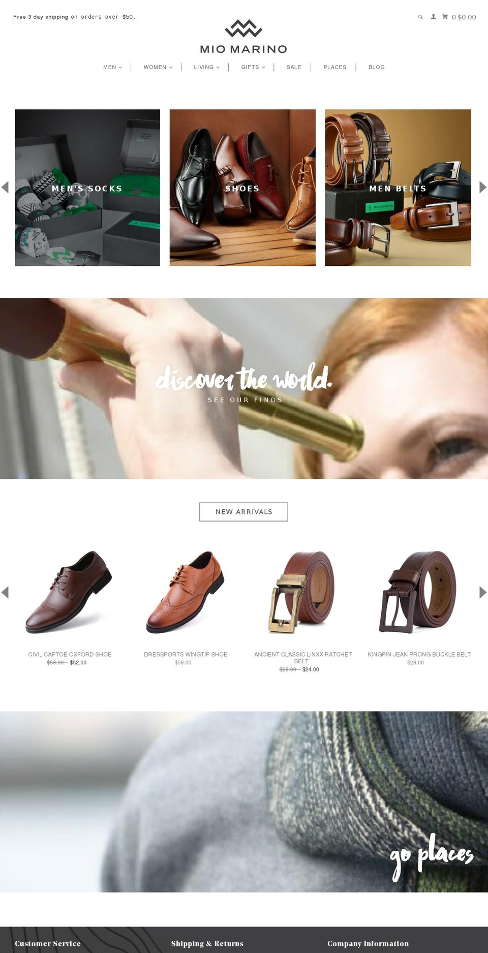 LIVE-Product page slider Shopify theme site example miomarino.com