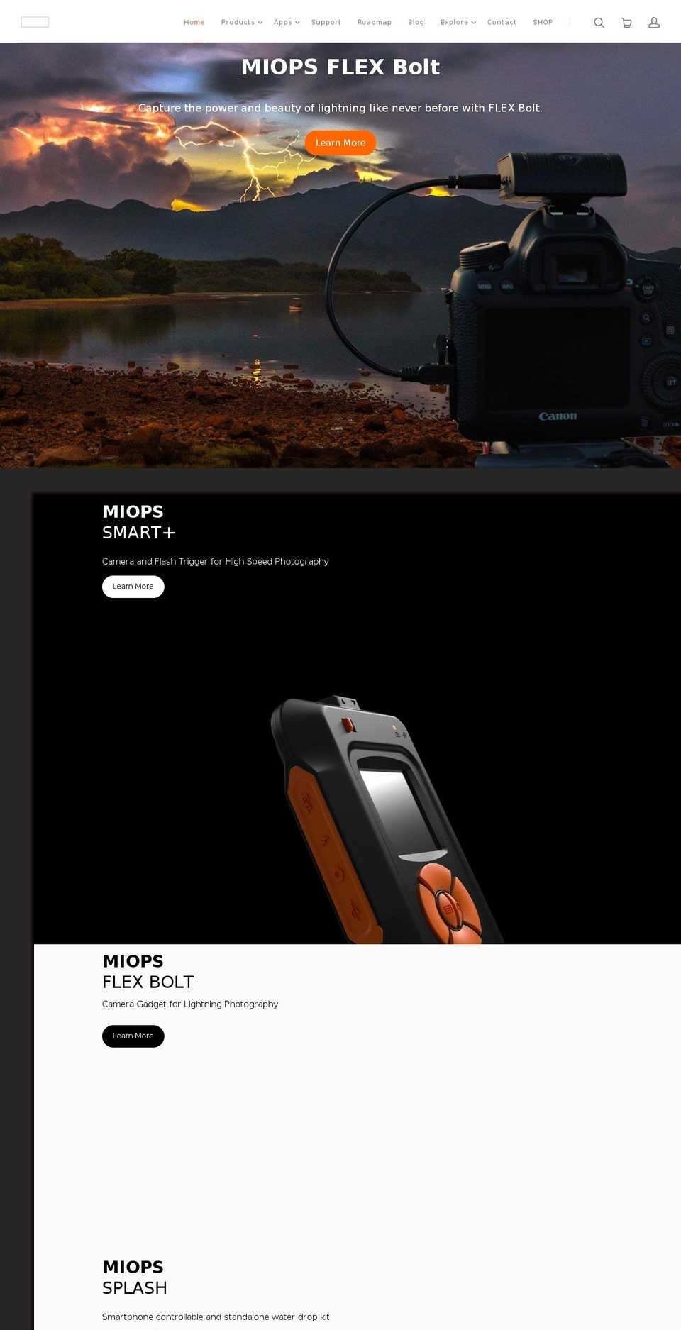 miops.com shopify website screenshot