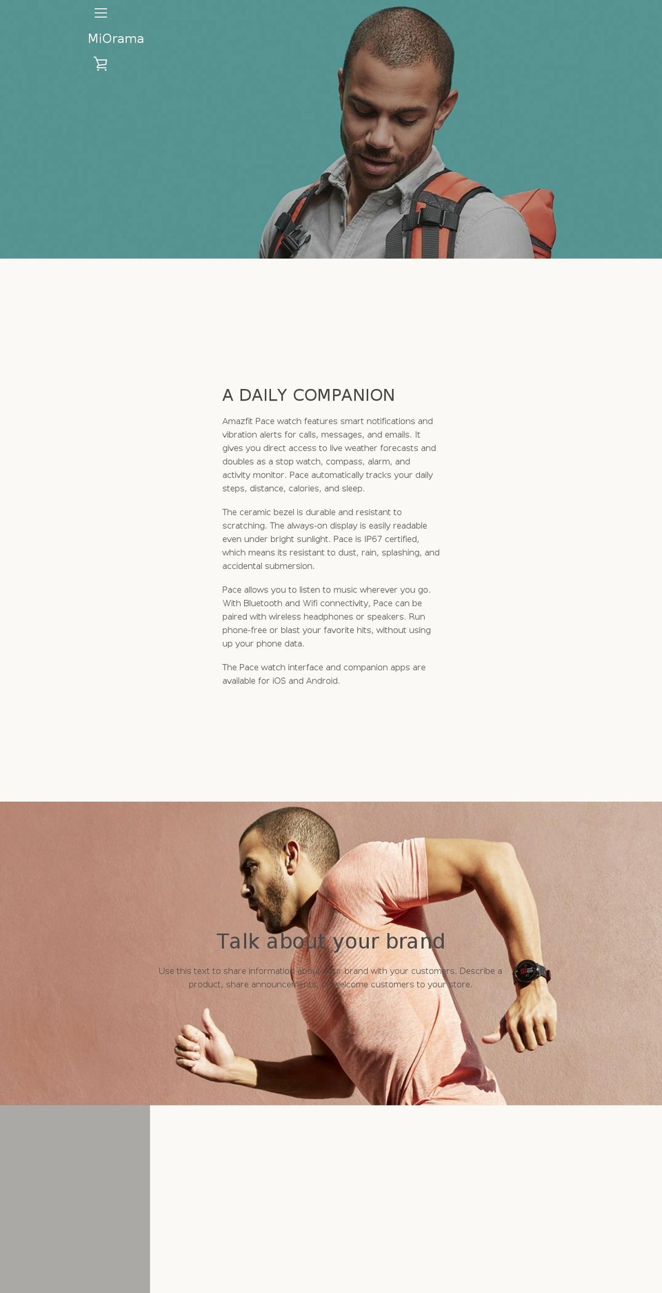 miorama.net shopify website screenshot