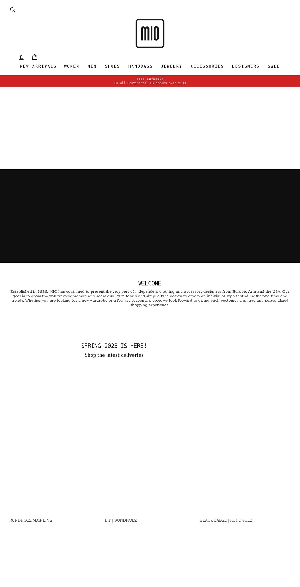 miosf.com shopify website screenshot