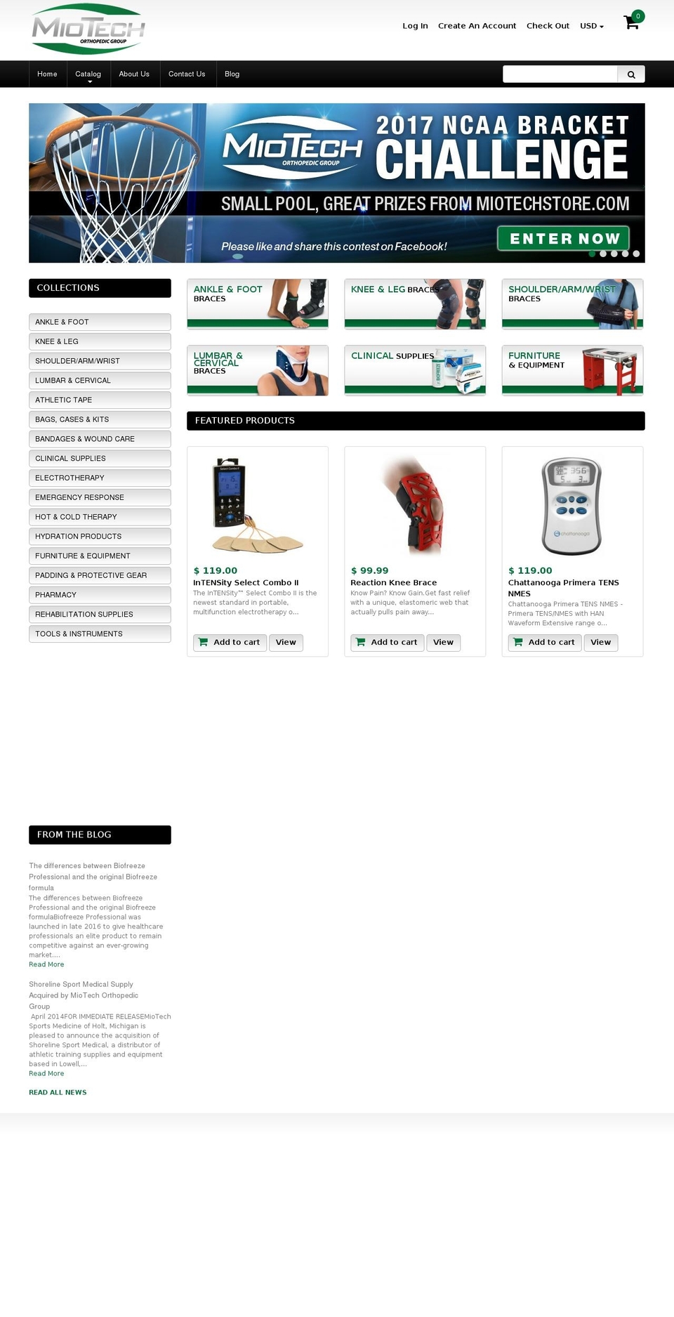 Wholesale Shopify theme site example miotechstore.com