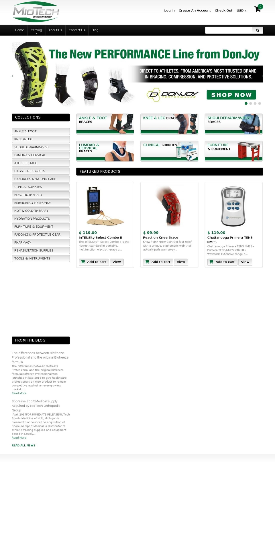 miotechstore.us shopify website screenshot