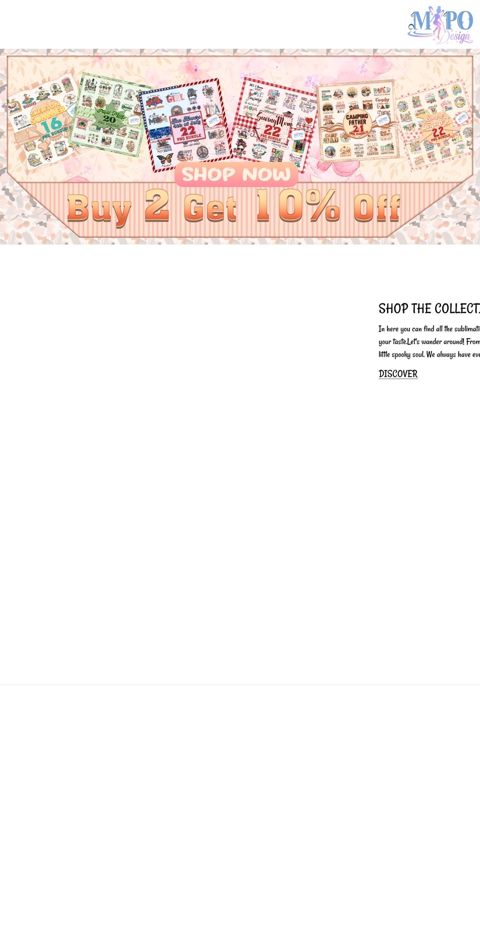 mipodesign.com shopify website screenshot
