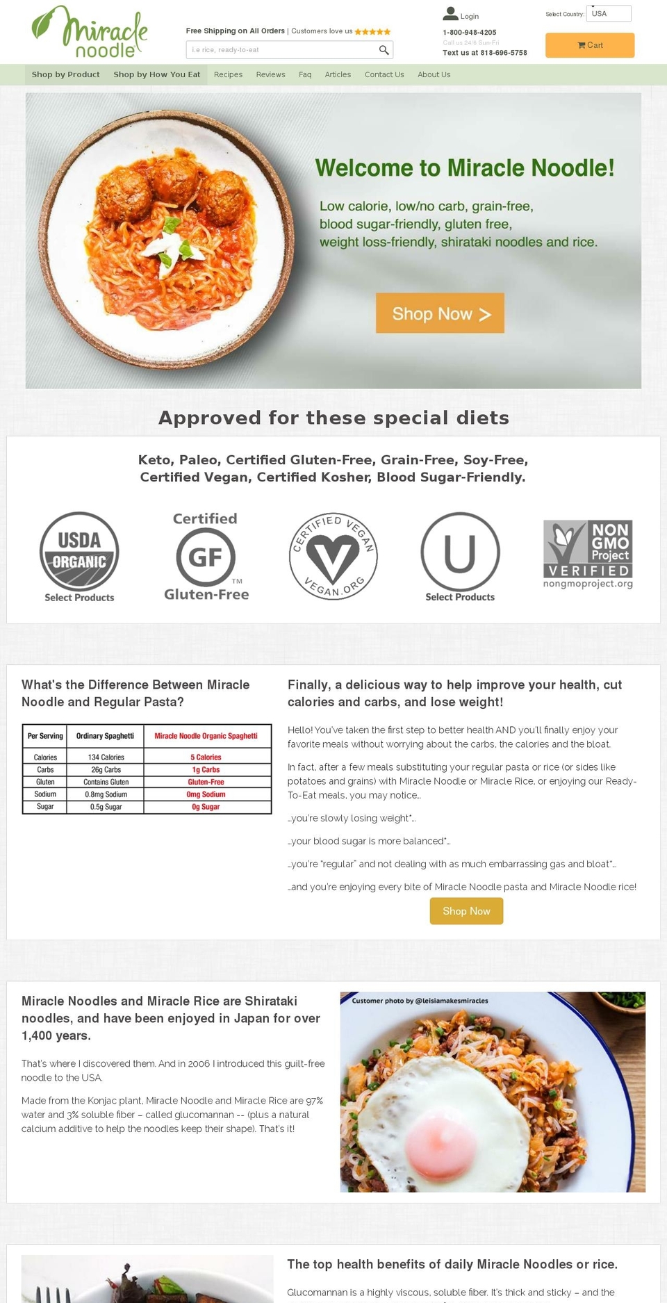 WU - MIRACLE THEME 16 - Alternate Collection Shopify theme site example miracle-natural-foods.myshopify.com