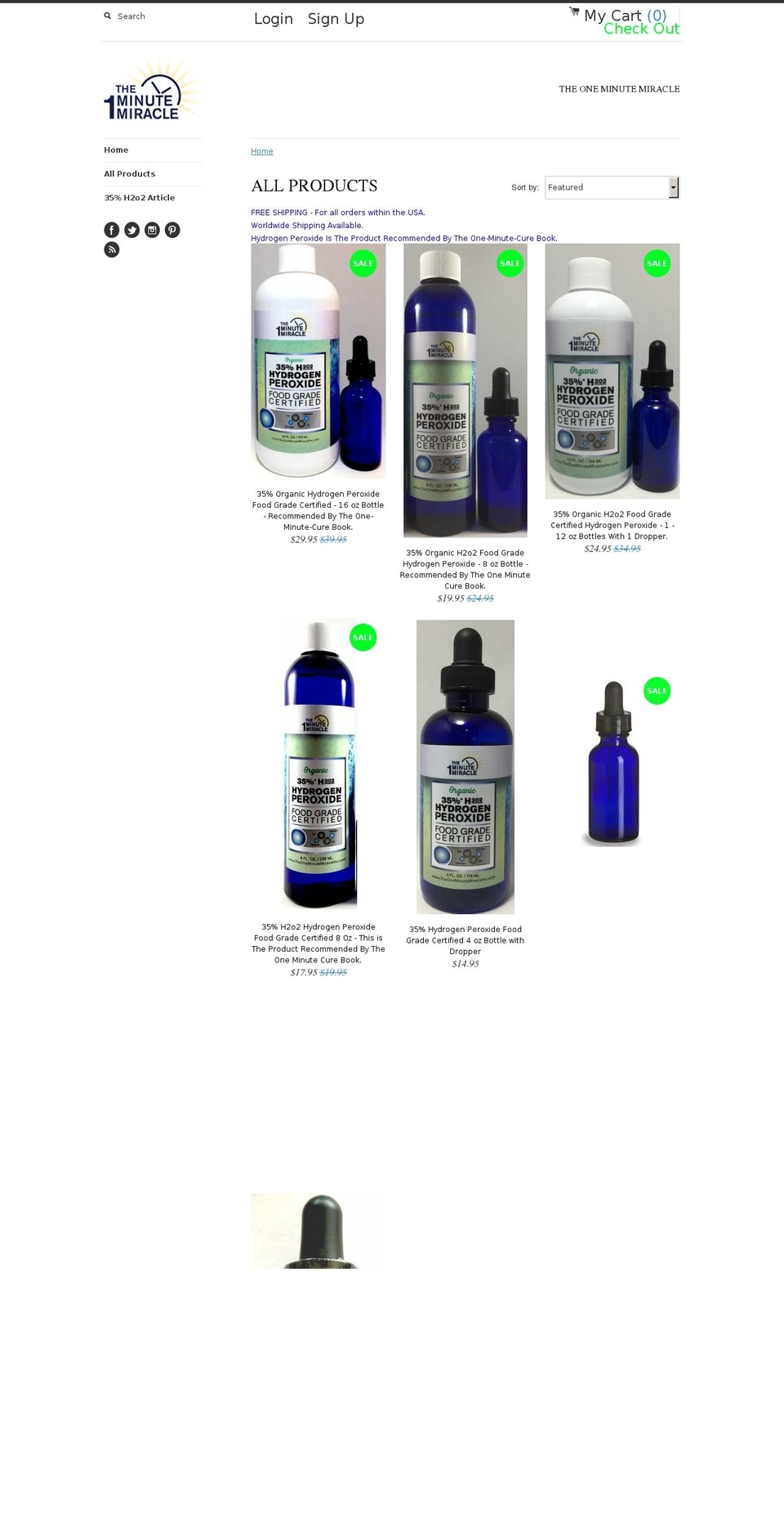 miraclediet30.com shopify website screenshot