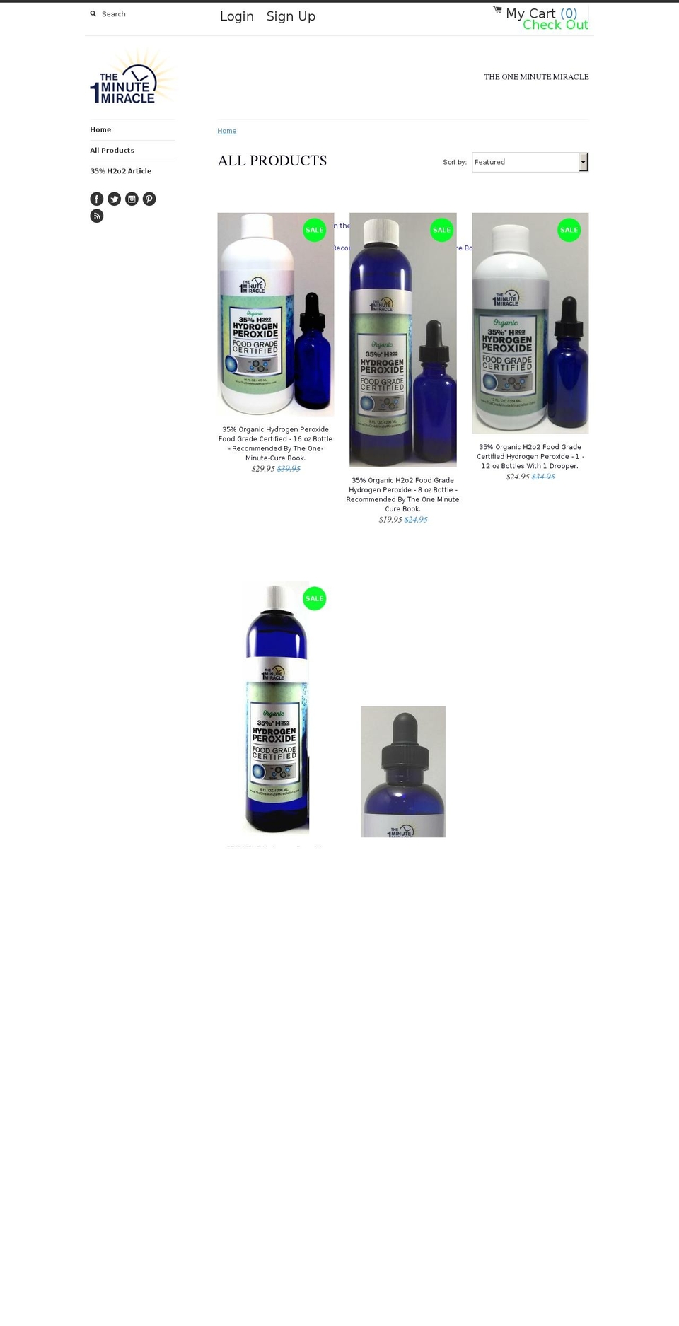 miraclediet30day.com shopify website screenshot