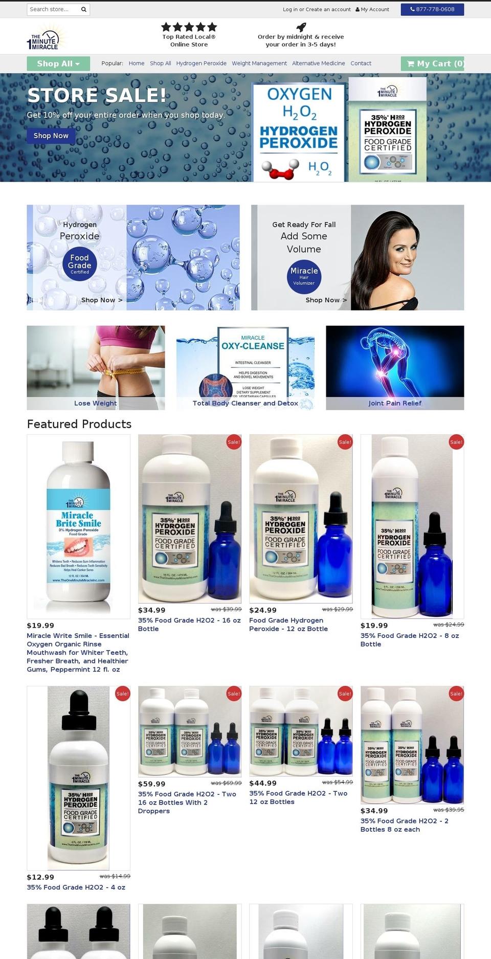 theme-export-one-minute-miracle-sandbox-myshop Shopify theme site example miracleoxy-cleanse.com