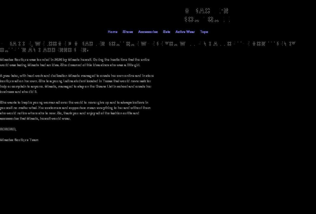 miraclesboutiquee.com shopify website screenshot