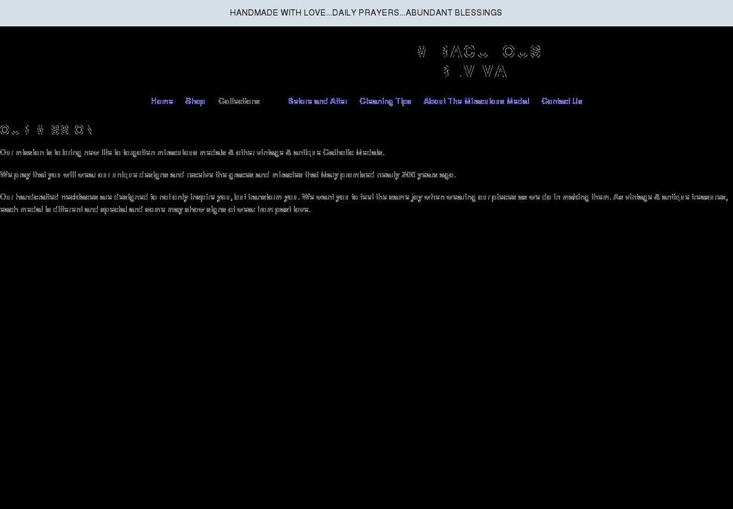 miraculousrevival.com shopify website screenshot